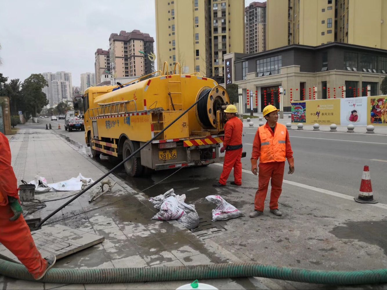 林甸排污管道清淤-管道清洗