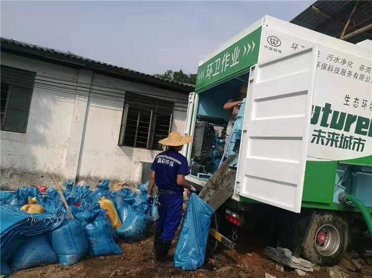 林甸工业污泥压干处理